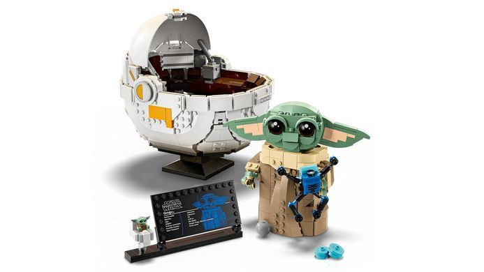 Конструктор LEGO Star Wars Ґроґу в повітряній колисці (390128)