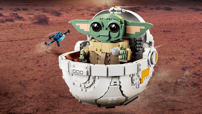 Конструктор LEGO Star Wars Ґроґу в повітряній колисці (390128)