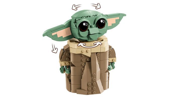 Конструктор LEGO Star Wars Ґроґу в повітряній колисці (390128)