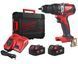 Дриль-шурупокрут з ударом акумуляторний MILWAUKEE, M18 BLPD2-502X 4933464517