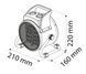 Керамический обогреватель Neo Tools 90-062 PTC, 2 кВт