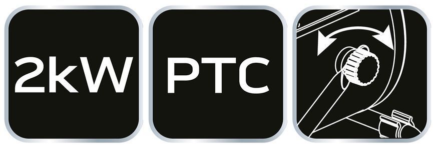 Керамический обогреватель Neo Tools 90-062 PTC, 2 кВт