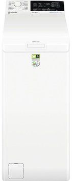 Electrolux Стиральная машина вертикальная, 6кг, 1300, A+++, 60см, дисплей, пар, инвертор, белый EW8T3372U фото