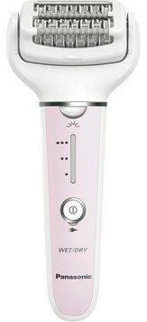 Panasonic Эпилятор пинцетный, аккумуляторный, пинцет.-60, влаж.+сух., чехол, насадок-5, розовый-белый ES-EY80-P520 фото