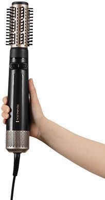 Remington Фен-щетка Blow Dry & Style Caring, 1000Вт, режимов-2, ионизиция, хол. обдув, керамика, черный AS7580 фото