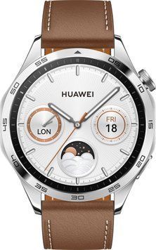 Смарт часы Huawei Watch GT 4 46mm Classic Brown Leather (6927259) 55020BGW фото