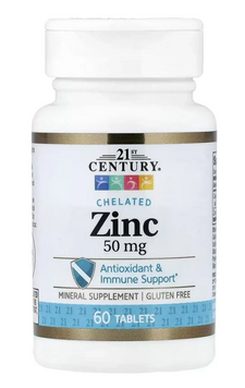 Zinc Chelated 50 mg - 60 tabs