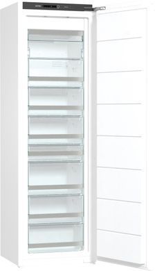 Gorenje Морозильна камера вбудована, 177x56х55, 212л, А++, NF, диспл внутр., білий (379466) FNI518EA1 фото
