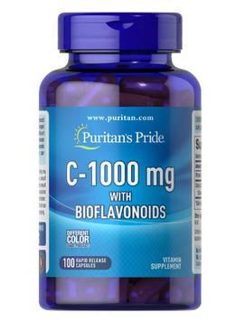 Вітамін C з біофлавоноїдами Puritan's Pride 1000 мг
