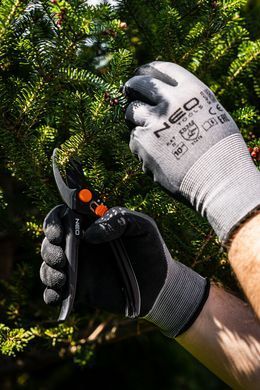 Рукавички робочі Neo Tools 97-617 з латексним покриттям, захисні, розмір 8/M