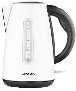 Електрочайник ARDESTO 1.7л, Strix, метал, білий (320421) EKL-F300W фото