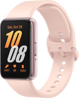 Samsung Фітнес-трекер Galaxy Fit 3 40мм (R390) 1.6', 256x402, AMOLED, BT 5.3, 16/256МБ, рожевий золотистий (374639) SM-R390NIDASEK фото