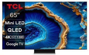 TCL Телевизор 65" MiniLED 4K 144Hz Smart Google TV Titan ONKYO sound 65MQLED80 фото