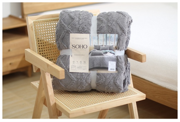 Текстиль для дому SOHO Наб. Ковдра 200*220 см+2 нав. 50*70 см Romance Gray