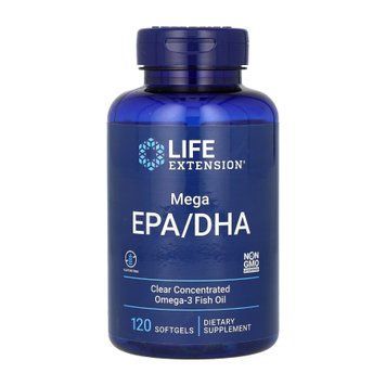 Рыбий жир (Mega EPA/DHA) 120 капсул