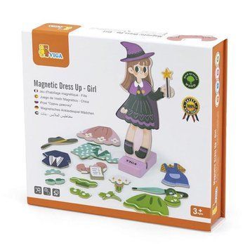 Магнитная игра Viga Toys Одень девочку (44635) dt_57626 фото