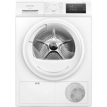 Siemens Сушильна машина тепловий насос, 8кг, A++, 60см, дисплей, білий (363141) WT45H001UA фото
