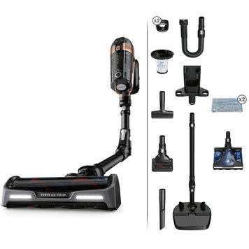 Пылесос Rowenta беспроводный X-Force Flex 15.60, 230Вт, влажная уборка, конт пыль -0,9л, автон. раб. до 80мин, НЕРА, черный RH99G1WO фото