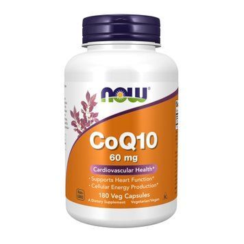 Коэнзим Q10 Now Foods (CoQ10) 60 мг 180 капсул