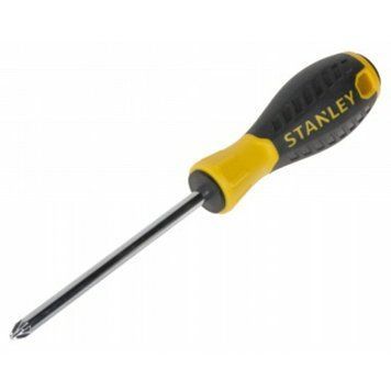 Отвертка STANLEY "Essential" с крестовым шлицем "Pozidriv" PZ2 х 100 мм