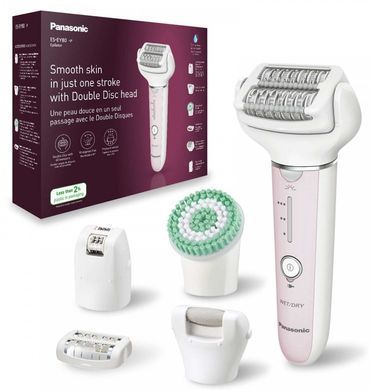 Panasonic Епілятор пінцетний, акумуляторний , пінцет.-60, волог.+сух., насадок-5, футляр, рожевий-білий (375046) ES-EY80-P520 фото