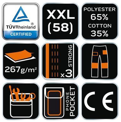 Робочі штани Neo Tools 81-220 XXL
