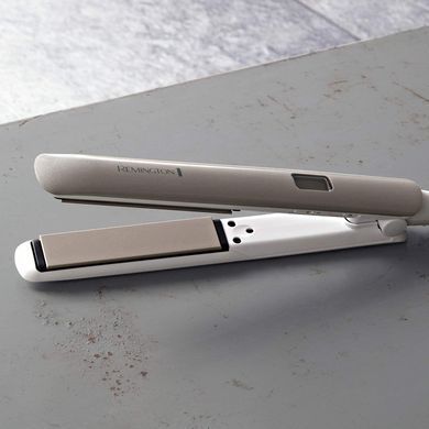 Remington Випрямляч Hydraluxe, 55Вт, темп.режимів-9, 150-230С, дисплей, кераміка, білий (333183) S8901 фото