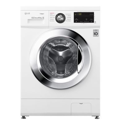 Пральна машина LG фронтальна, 6.5кг, 1200, A+++, 44см, дисплей, пара, інвертор, білий F2J3WS2W фото