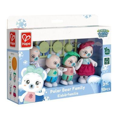 Деревянный набор Hape Семья белых мишек (E3529) dt_28481 фото