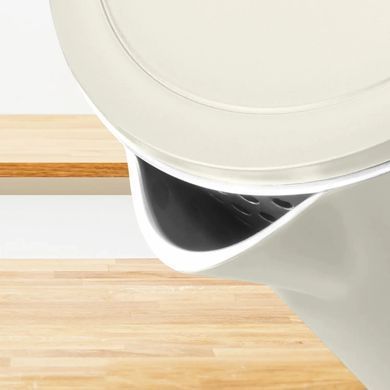 Tefal Электрочайник Thermo Protect, 1.5л, пластик, нержавеющая сталь, светло-бежевый (384100) KO140AE0 фото