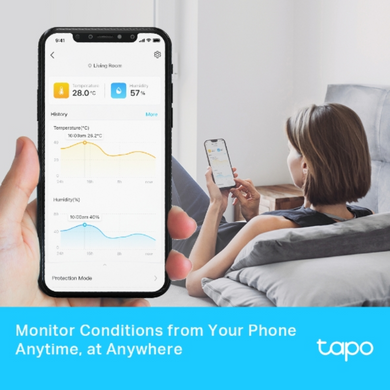 Розумний датчик температури та вологості TP-Link, Tapo T315 TP-LINK Tapo T315 3722792 фото