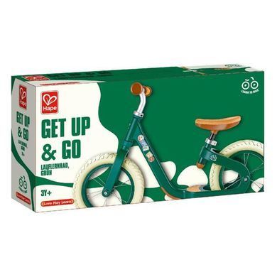 Біговел Hape Навчись кататися двоколісний 12" зелений (E1090), Зелений