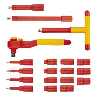 Набір інструментів для електрика Neo Tools 01-306 1/2" 1000V, 19 шт. 01-306 фото