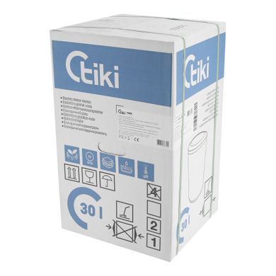 Водонагреватель Tiki TGR30SPrimeMS30V9 (TGR30SNGV9) 30 л, слим, мех. упр-ние, D, 700130 TGR30SPRIMEMS30V9_TIKI фото
