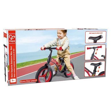 Біговел Hape Нове дослідження двоколісний 12" червоний (E1080), Червоний