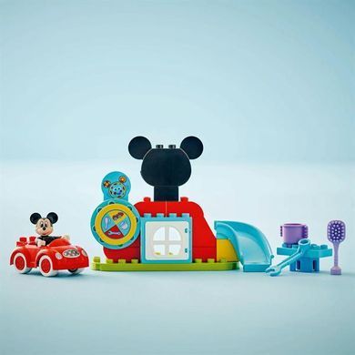 Конструктор LEGO DUPLO Disney Міккі Маус Клубний будинок і автомобіль 27 деталей (10454)