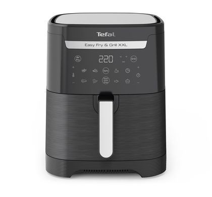 Tefal Мультипіч EasyFry&Grill XXL, 1830Вт, чаша-6.5л, сенсорне керув., 8 програм, пластик, чорний (376873) EY801815 фото