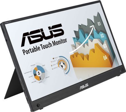 ASUS Монітор портативний 15.6" ZenScreen MB16AMTR mHDMI, 2xUSB-C, MM, IPS, 7800mAh, Touch, Case (382554) 90LM04S0-B02170 фото