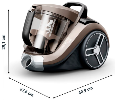Rowenta Пилосос контейнерний Compact Power XXL Animal Kit, 900Вт, конт пил -2.5л, HEF system, бронзовий (381355) RO4B50EA фото