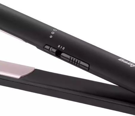 BaByliss Випрямляч, 41Вт, темп.режимов-2, 200 - 230С, кераміка, чорний (373649) ST241E фото