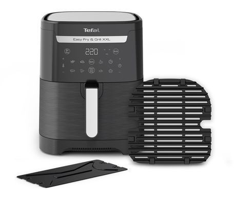 Tefal Мультипіч EasyFry&Grill XXL, 1830Вт, чаша-6.5л, сенсорне керув., 8 програм, пластик, чорний (376873) EY801815 фото
