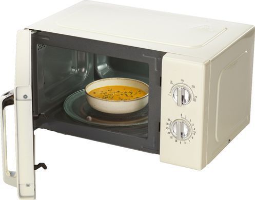 Мікрохвильова піч Gorenje, 20л, мех. керув., 700Вт, гриль, бежевий (390667) MO20E1HRL фото