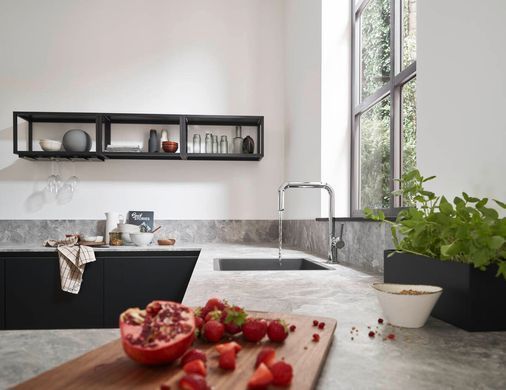 Змішувач для кухні Hansgrohe Talis M54, довж.виливу - 216мм, поворотний, 1важіль, KMU220, хром (351975)