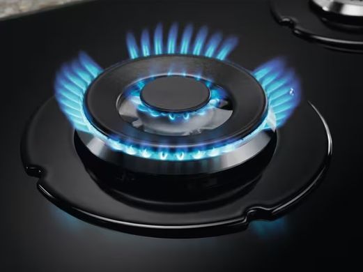 Electrolux Варочная поверхность газ на стекле, 60см, чугун, черный KGG6437K фото