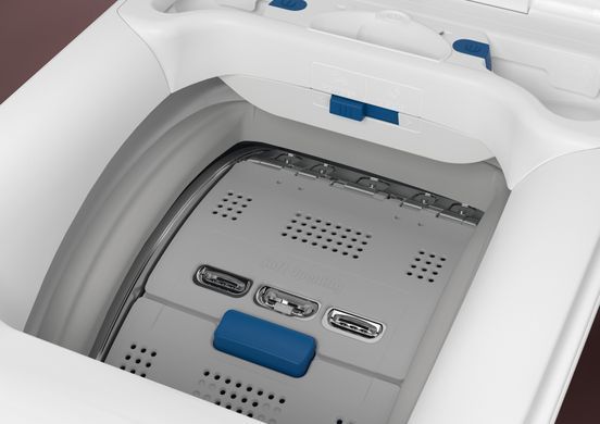 Electrolux Пральна машина вертикальна, 7кг, 1300, A+++, 60см, дисплей, пара, інвертор, білий (386188) EW8T3372U фото
