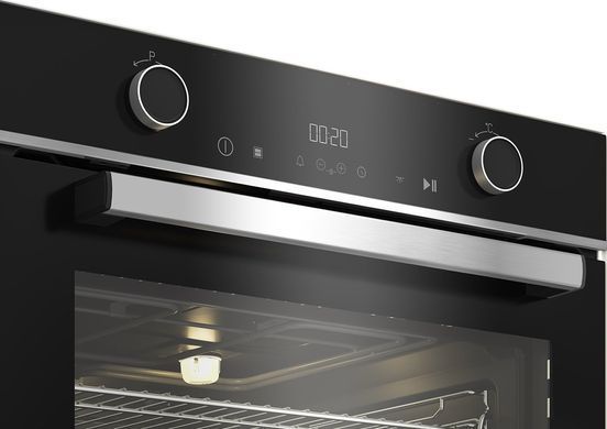 Beko Духовой шкаф электрический, 72л, A+, дисплей, конвекция, черный BBVM13400XDS фото