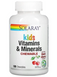 Мультивітаміни для дітей Solaray (Children's Chewable Vitamins & Minerals) жувальні таблетки зі смаком вишні