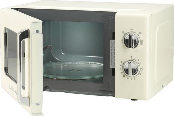 Мікрохвильова піч Gorenje, 20л, мех. керув., 700Вт, гриль, бежевий (390667) MO20E1HRL фото