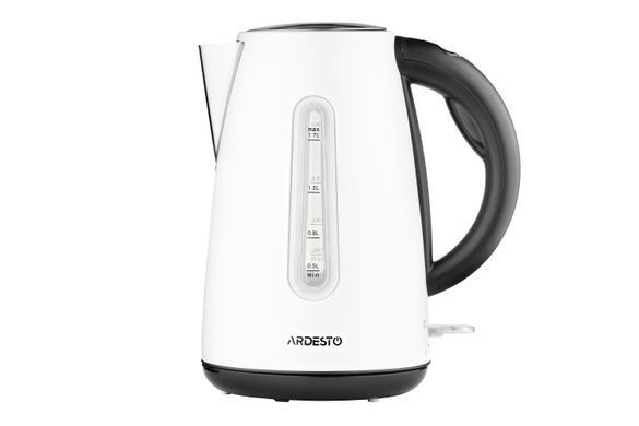 Электрочайник ARDESTO 1.7л, Strix, металл, белый (320421) EKL-F300W фото