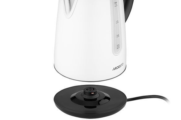 Электрочайник ARDESTO 1.7л, Strix, металл, белый (320421) EKL-F300W фото